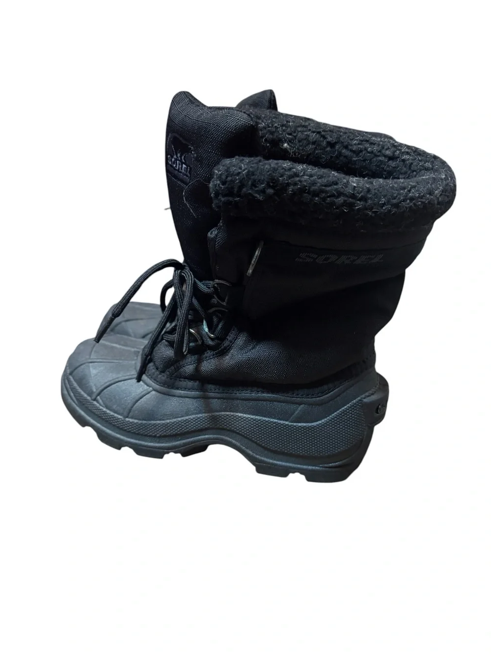 Sorel Cumberland Winter Snow Boots Black Insulated Women’s Size 7 Waterproof
